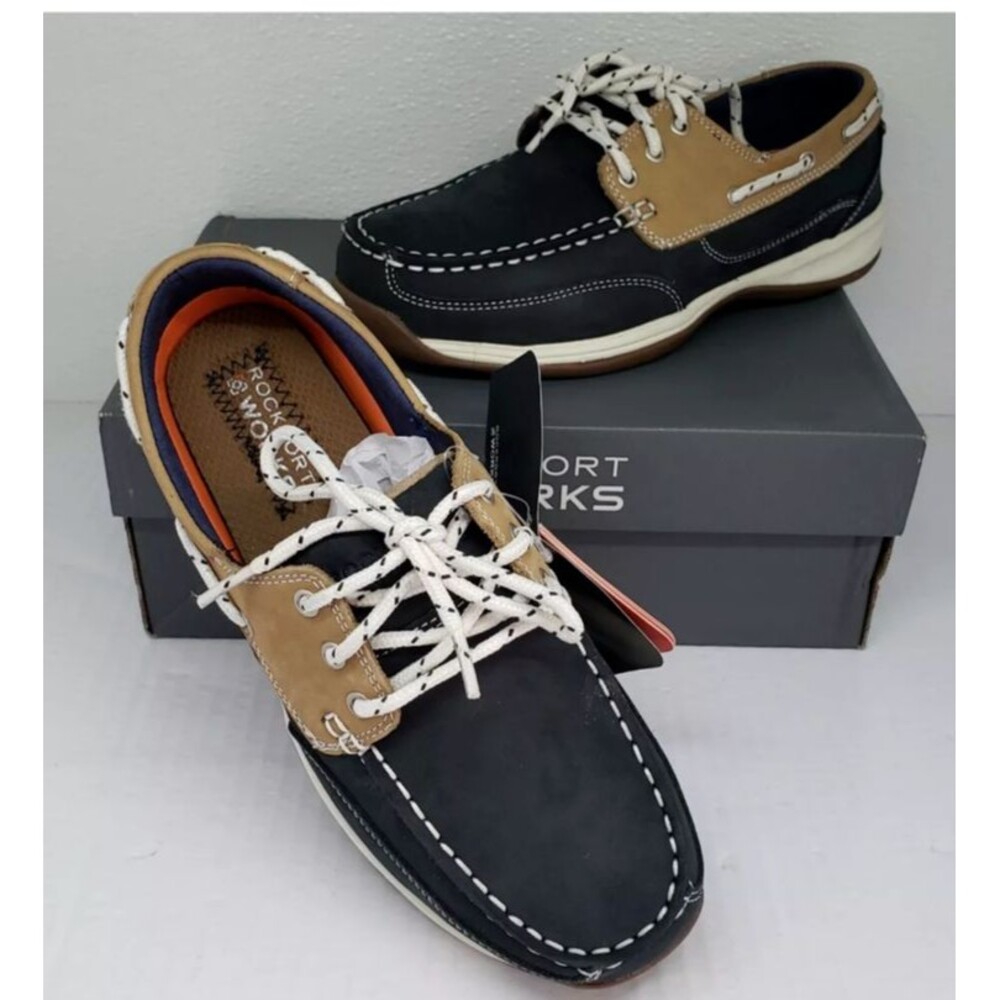 New Rockport  Women’s 10.0  Steel Toe Boat/Deck With Box